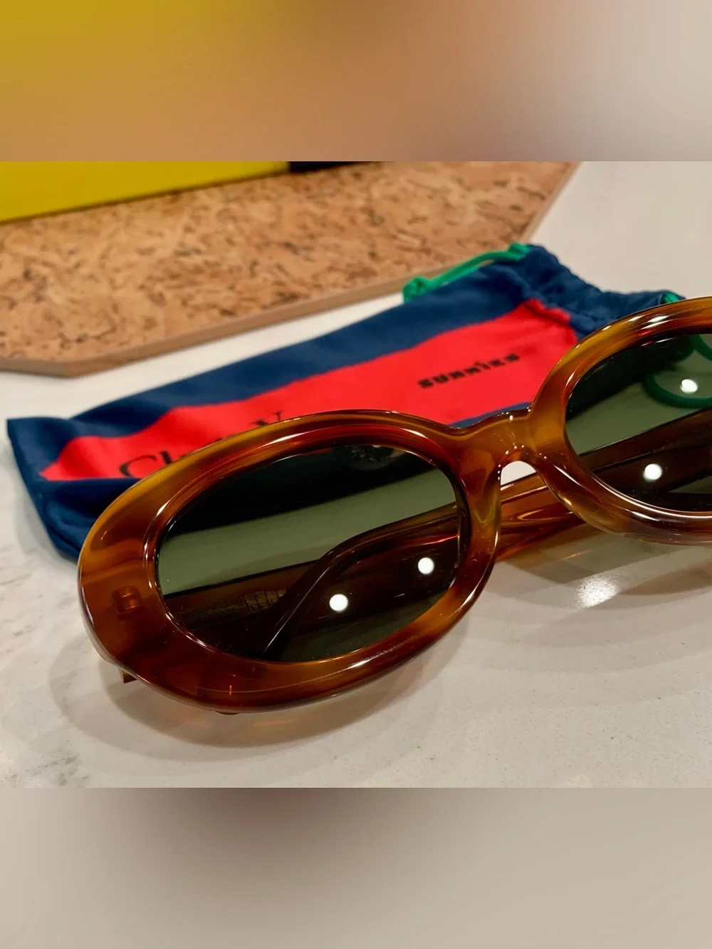Clare V. Julia oval sunglasses NWT, never worn, perfect condition